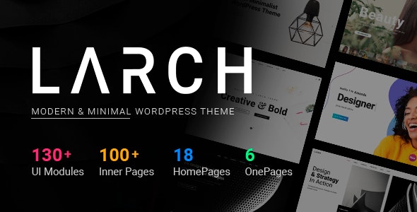 Larch v2.3.2 Nulled - Responsive Minimal Multipurpose WordPress Theme
