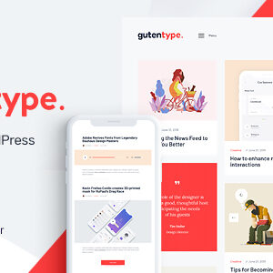 Gutentype v2.1.10 Nulled – 100% Gutenberg WordPress Theme