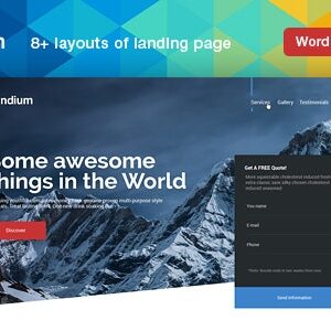 Landium v2.3.5 Nulled – WordPress App Landing Page