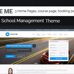 Driveme v1.5.3.1 Nulled – Driving School WordPress Theme