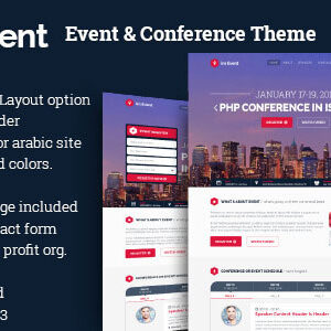 im Event v3.3.8 Nulled – Event & Conference WordPress Theme