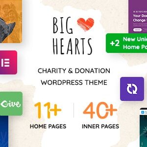 BigHearts v3.0.0 Nulled – Charity & Donation WordPress Theme