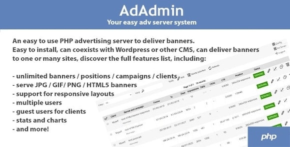 AdAdmin v3.85 Nulled – Easy Adv Server (Adversting Platform) PHP Script