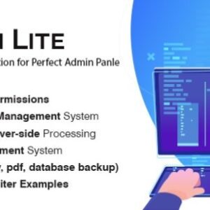 Admin Lite v3.0 Nulled – PHP Admin Panel + User Management System Script