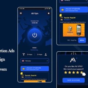Air VPN v1.0 Nulled – Android App Source Code Free