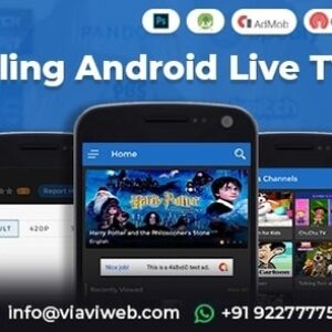 Android Live TV v1.4 ( TV Streaming, Movies, Web Series, TV Shows & Originals) App + Admin
