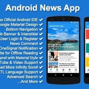 Android News App v4.1.0 – Nulled Codecanyon Apps Source Code
