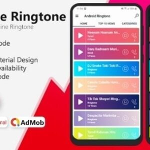 Android Online Ringtone v2.1 Nulled – App Source Code