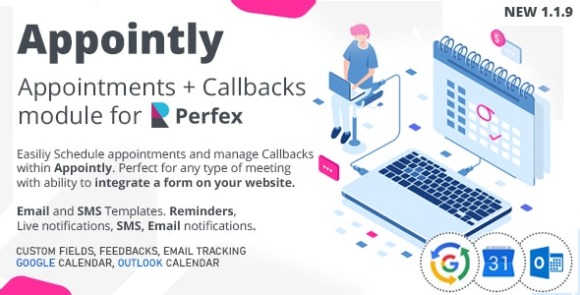 Appointly v1.1.9 Nulled – Perfex CRM Appointments Addon