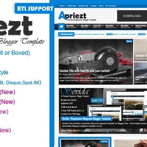 Apriezt v2.3 Nulled – Responsive Magazine Blogger Theme Free
