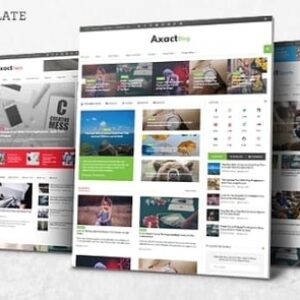 Axact v3.1 Nulled – Responsive Magazine Blogger Theme Free Download