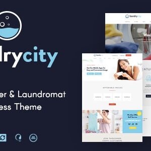 Laundry City v1.2.13 Nulled – Dry Cleaning & Washing Services WordPress Theme