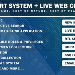 Best Support System v3.0.6 Nulled – Live Web Chat & Client Support Desk & Support Ticket Help Centre Script