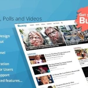 Buzzy v4.8.5 Nulled – News, Viral Lists, Polls and Videos PHP Script