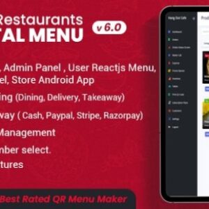 CHEF v6.0 Nulled – SaaS – Contactless Multi-restaurant QR Menu Maker App Source Code