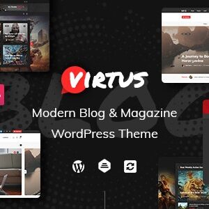 Virtus v1.2.4 Nulled – Modern Blog & Magazine WordPress Theme