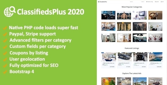 Classified Ads Plus v2.0 – PHP Classifieds Script Nulled