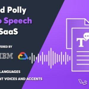 Cloud Polly v1.1 – Ultimate Text to Speech as SaaS Nulled Script
