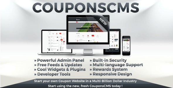Coupons CMS 7 Nulled Script v7.50