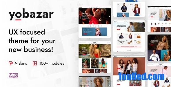 Yobazar v1.2.5 Nulled - Elementor WooCommerce WordPress Theme