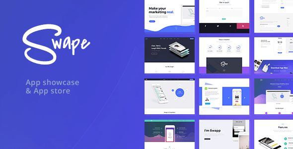 Swape v2.2 Nulled - App Showcase & App Store Theme