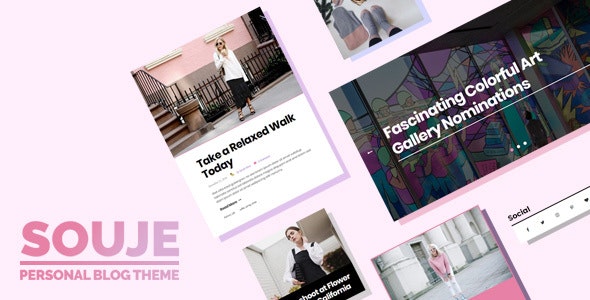 Souje v5.0.7 Nulled - Personal WordPress Blog Theme