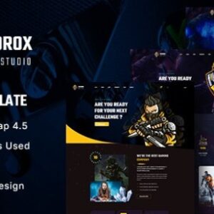 Eoorox v1.0.2 Nulled – Gaming and eSports HTML5 Template Free