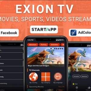 Exion TV v2.0 Nulled – Watch Live TV with Movies (Live Streaming, IPTV, Shows, Series) Application