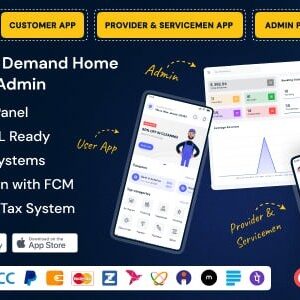Fixit v1.0.3 Nulled – Multi Vendor On Demand, Handyman, Home service Flutter App with Admin Complete Solution