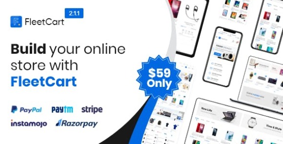 FleetCart v2.1.1 – Laravel Ecommerce System Nulled Script