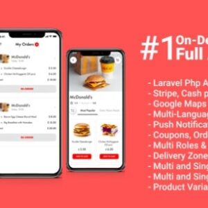 Food Delivery Full App with Backend v2 Nulled – Giraffy Delivery App Source