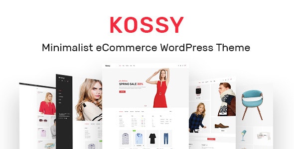 Kossy v1.33 Nulled - Minimalist eCommerce WordPress Theme