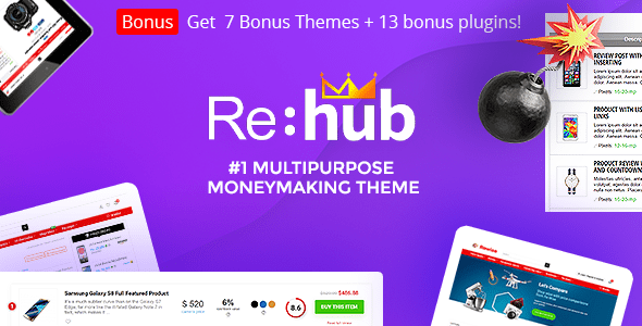 REHub v19.6.3 Nulled - Price Comparison, Business Community