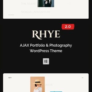 Rhye v3.2.3 – AJAX Portfolio WordPress Theme