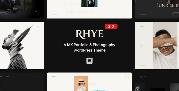 Rhye v3.6.0 – AJAX Portfolio WordPress Theme