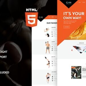 GYM v1.1 Nulled – Sport & Fitness Club HTML Theme Free