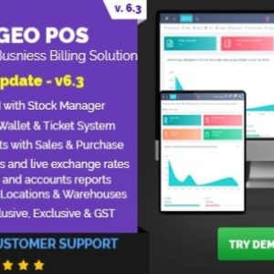 Geo POS v7.1 Nulled – Point of Sale, Billing and Stock Manager Application Script