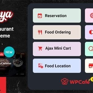 Gloreya v2.0.8 Nulled – Fast Food WordPress Theme