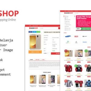 Goomshop (Premium) Responsive Ecommerce Blogger Template