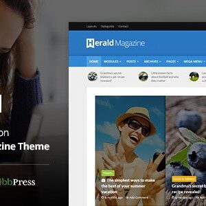 Herald v2.6 – Newspaper & News Portal WordPress Theme Nulled