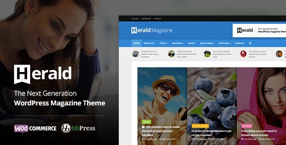 Herald v2.6 – Newspaper & News Portal WordPress Theme Nulled
