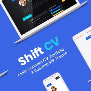 ShiftCV v3.0.10 Nulled – Blog  Resume  Portfolio  WordPress
