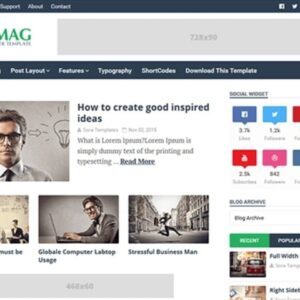 Ideas Mag (Premium) Blogger Template