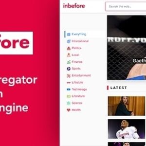 InBefore v1.0.5 Nulled – News Aggregator with Search Engine