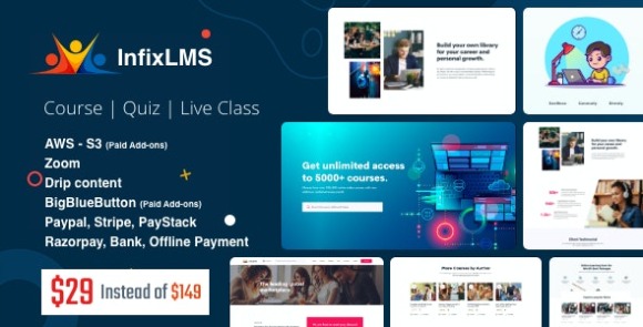 Infix LMS v3.1.0 – Learning Management System Nulled Script