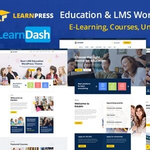 Edubin v9.0.8 Nulled – Education LMS WordPress Theme