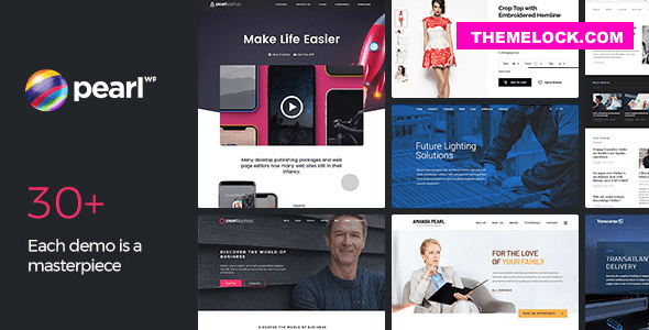 Pearl WP v3.4.8 Nulled - Corporate Business WordPress Theme
