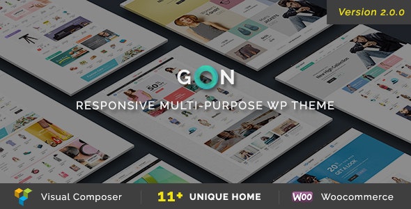 Gon v2.3.3 Nulled - Responsive Multi-Purpose Theme