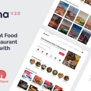 Khana v2.2 – Multi Resturant Food Ordering, Restaurant Management With Saas Nulled