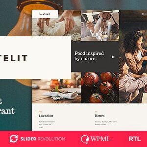 Mantelit v1.1.3 Nulled – Restaurant WordPress Theme